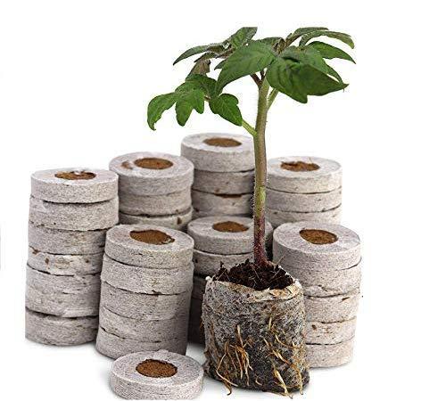 Coco peat discs and pellets for nurseries